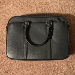 Coach Ink Blue Leather Men's Bag